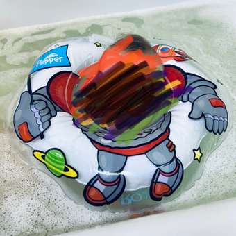 Круг на шею ROXY-KIDS Kids для купания малышей надувной Flipper Космонавт: отзыв пользователя Детский Мир