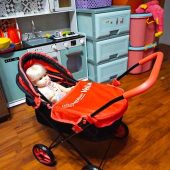 Коляска для кукол Buggy Boom люлька розовый: отзыв пользователя Детский Мир