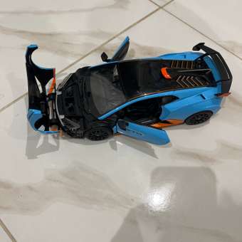 Автомобиль Rastar Lamborghini Huracan STO 1:18 без механизмов голубой: отзыв пользователя ДетМир