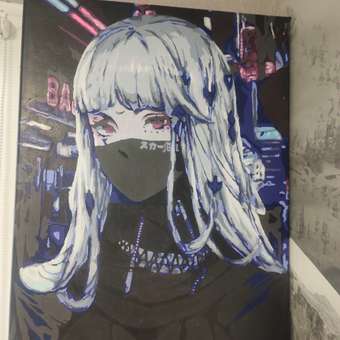 Картина по номерам Art on Canvas Девушка аниме в ассортименте: отзыв пользователя Детский Мир