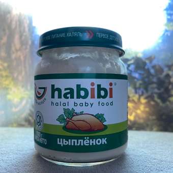 Пюре мясное Халяль Habibi Цыпленок упаковка 6 шт по 100 г: отзыв пользователя Детский Мир