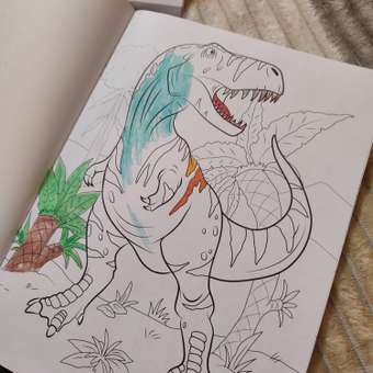 Раскраска Росмэн Лучшая раскраска Динозавры: отзыв пользователя Детский Мир