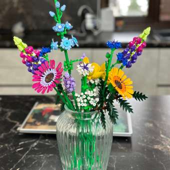 Конструктор LEGO Icons Wildflower Bouquet блочный: отзыв пользователя Детский Мир
