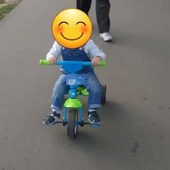 Велосипед трехколесный Kreiss сине-зеленый: отзыв пользователя ДетМир