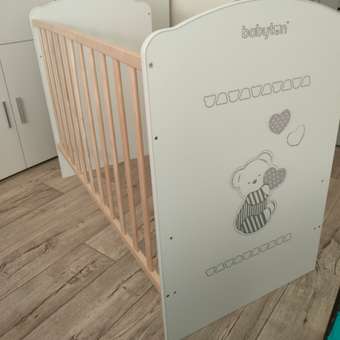 Детская кроватка Babyton Charly прямоугольная, (береза, белый): отзыв пользователя Детский Мир