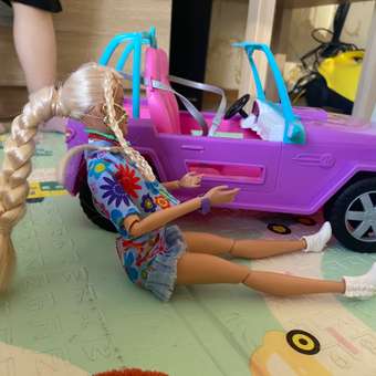 Кукла Barbie Экстра в одежде с цветочным принтом HDJ45: отзыв пользователя Детский Мир