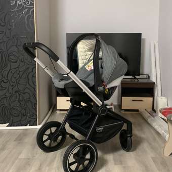 Коляска детская универсальная MOWbaby ZOOMPU (3в1) RA087 Silver Grey: отзыв пользователя Детский Мир