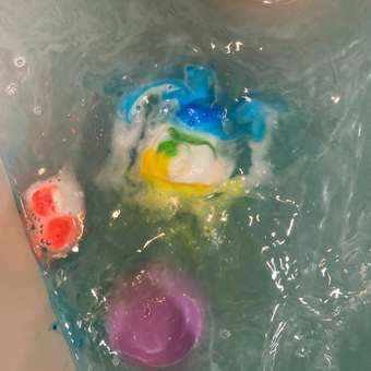 Бомбочка для ванны BOOM SHOP cosmetics Радужное облако 170г: отзыв пользователя Детский Мир