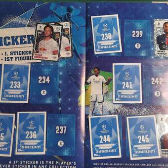 Наклейки topps UEFA Champions League 11 шт. в ассортименте: отзыв пользователя Детский Мир