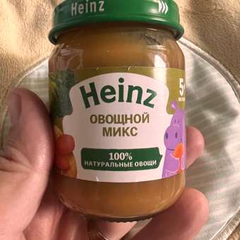 Пюре Heinz овощной микс 120г с 5месяцев: отзыв пользователя ДетМир