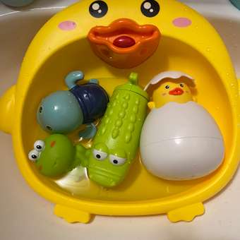 Игровой набор для ванной BOSSTOYS Утёнок с сюрпризом: отзыв пользователя Детский Мир