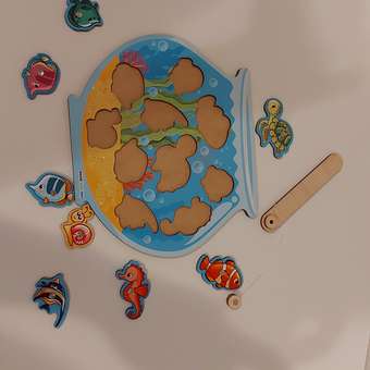 Развивающая игра WOODLANDTOYS Магнитная рыбалка «Аквариум» 062201: отзыв пользователя Детский Мир