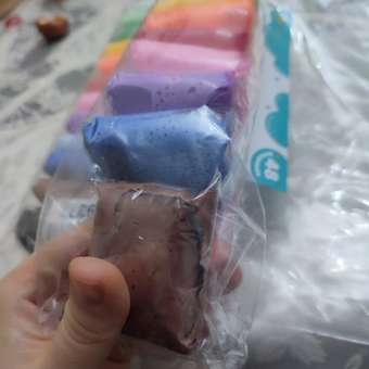 Набор для лепки Слепиняшка воздушный пластилин в пакете 48 шт со стеками: отзыв пользователя Детский Мир