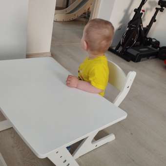 Детский растущий стол и стул Коняша белый: отзыв пользователя Детский Мир