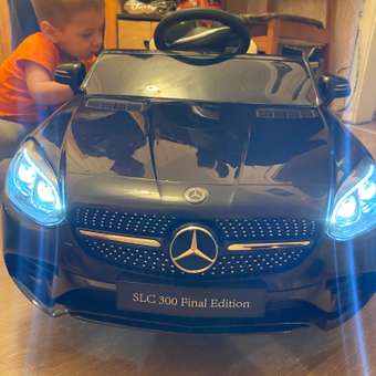 Электромобиль BabyCare Mercedes резиновые колеса черный: отзыв пользователя Детский Мир