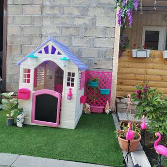 Домик игровой Dolu Garden Play house розовый: отзыв пользователя Детский Мир