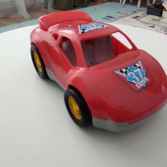 Машинка для малышей Полесье гоночная Вираж красная: отзыв пользователя Детский Мир
