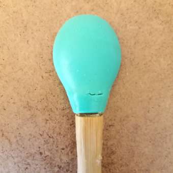 Набор ложек детских MinikOiOi силиконовых с бамбуковой ручкой 2 шт: отзыв пользователя Детский Мир