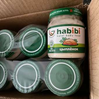 Пюре мясное Халяль Habibi Цыпленок упаковка 6 шт по 100 г: отзыв пользователя Детский Мир