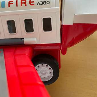 Пожарный самолет SHARKTOYS парковка-трек 4 машинки дорожные знаки: отзыв пользователя Детский Мир