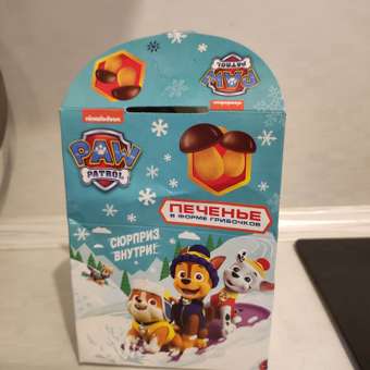 Печенье Paw Patrol Грибочки 42г+игрушка в непрозрачной упаковке(Сюрприз): отзыв пользователя Детский Мир