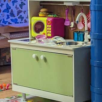 Детская кухня Sitstep рейлинг и имитация плиты-наклейка: отзыв пользователя Детский Мир