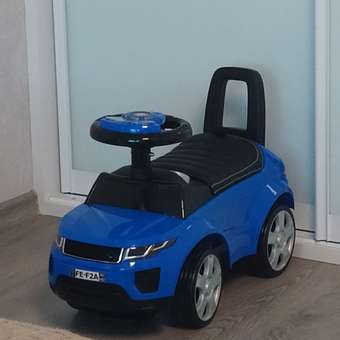 Каталка BabyCare Sport car кожаное сиденье синий: отзыв пользователя Детский Мир