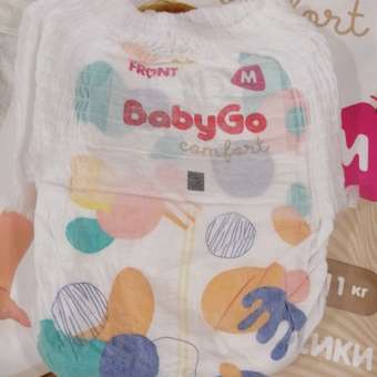 Трусики BabyGo Comfort M 6-11кг 58шт: отзыв пользователя Детский Мир