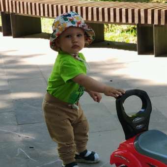 Каталка BabyCare Super ATV кожаное сиденье красный: отзыв пользователя Детский Мир