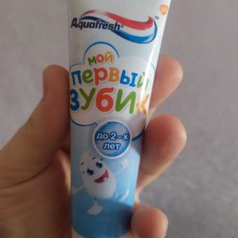 Зубная паста Aquafresh Мой первый зубик до 2лет 50мл: отзыв пользователя Детский Мир