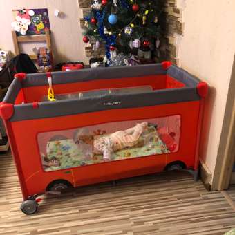 Кровать-манеж Babyton Red bus: отзыв пользователя Детский Мир