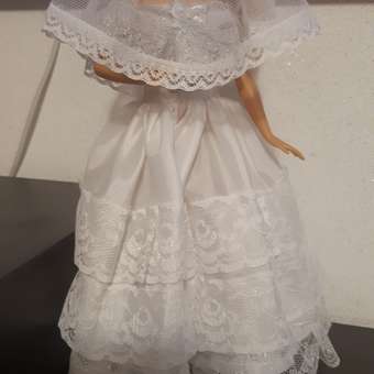 Одежда для кукол Модница 29 см Свадебное платье с фатой 1904 белый-серебро: отзыв пользователя Детский Мир