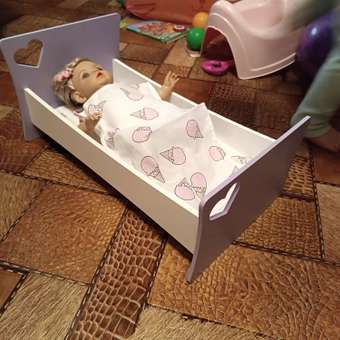 Аксессуар для кукол ViromToys кровать: отзыв пользователя Детский Мир