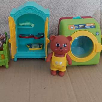 Мебель для кукол Veld Co Ванная комната с аксессуарами и медвежонком: отзыв пользователя Детский Мир