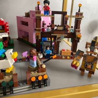 Конструктор LEGO Minecraft Нападение на деревню блочный: отзыв пользователя Детский Мир