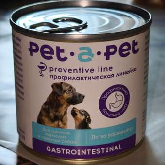 Корм для собак Pet-a-Pet 240г диетический профилактика болезней ЖКТ Gastrointestinal: отзыв пользователя. Зоомагазин Зоозавр