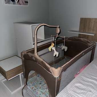 Манеж-кровать Babyton Dreamy Brown: отзыв пользователя ДетМир