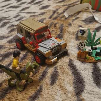 Конструктор LEGO Jurassic World Dilophosaurus Ambush блочный: отзыв пользователя Детский Мир