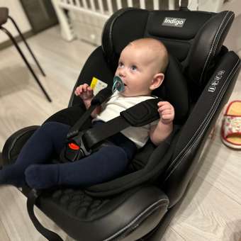 Автокресло Indigo Aero pro isofix Черно-Белый: отзыв пользователя Детский Мир