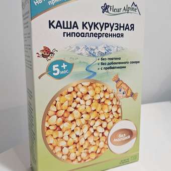 Каша Fleur Alpine безмолочная кукурузная с пребиотиками гипоаллергенная 175г с 5мес: отзыв пользователя ДетМир