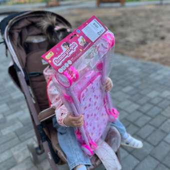 Коляска для кукол DollyToy Первое путешествие розовый: отзыв пользователя Детский Мир