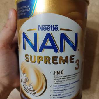 Молочко NAN Supreme 3 400г с 12месяцев: отзыв пользователя ДетМир