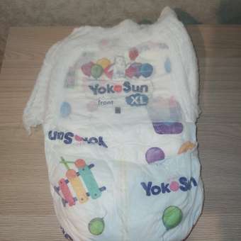 Подгузники-трусики YokoSun Lucky XL 12-20кг 38шт: отзыв пользователя Детский Мир