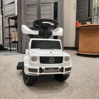 Каталка BabyCare Mercedes G350d с родительской ручкой белый: отзыв пользователя Детский Мир