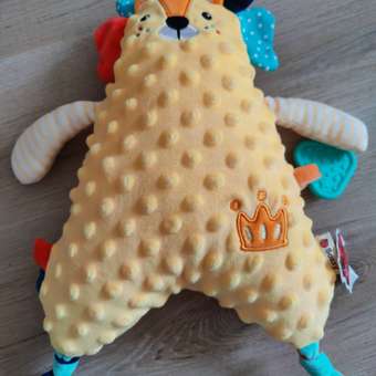 Мягкая игрушка-обнимашка kindi Желтый львенок: отзыв пользователя Детский Мир