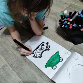 Маркеры для скетчинга Brauberg фломастеры для рисования на бумаге двусторонние набор 60 штук: отзыв пользователя Детский Мир