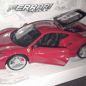 Автомобиль BBurago Ferrari 1:24 красный: отзыв пользователя ДетМир