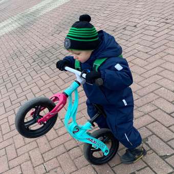 Детский двухколесный велосипед Maxiscoo Cosmic делюкс 16 голубой матовый: отзыв пользователя Детский Мир