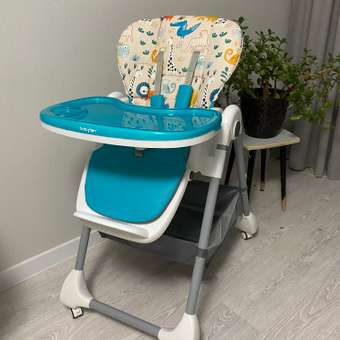 Стульчик для кормления Babyton Pretty Friends Turquoise классический: отзыв пользователя Детский Мир