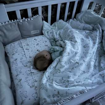Бортик в кроватку Happy Baby Grey 87534: отзыв пользователя Детский Мир